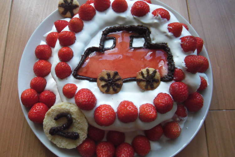 簡単にキャラケーキ 赤い車 レシピ 作り方 By みぃかりん クックパッド 簡単おいしいみんなのレシピが359万品