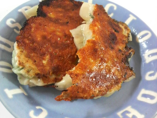 大葉入り餃子のチーズ焼きの画像