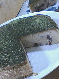 ★小豆と抹茶のジャパニーズチーズケーキ★の画像