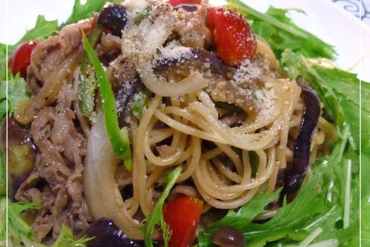 牛肉と野菜のパスタ レシピ 作り方 By ミッキーアン クックパッド 簡単おいしいみんなのレシピが349万品