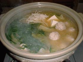 まだ寒い日に...味噌ちゃんこ