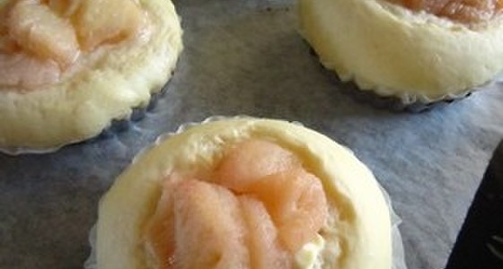 桃のパンのレシピ