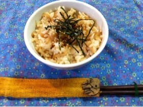 残り物切り干し大根の煮物で炒めご飯☆