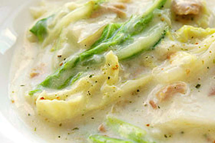 マジックソルトが決め手 白菜のクリーム煮 レシピ 作り方 By エスビー食品 クックパッド