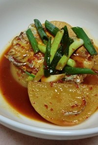 太刀魚の韓国風煮