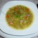 ハムホックとレンズ豆のスープ