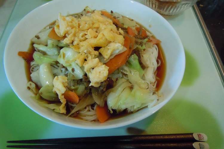 夏 定番メニュー 金田風そうめん レシピ 作り方 By Yum77 クックパッド 簡単おいしいみんなのレシピが355万品