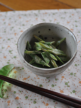 甲子豆の胡麻和え