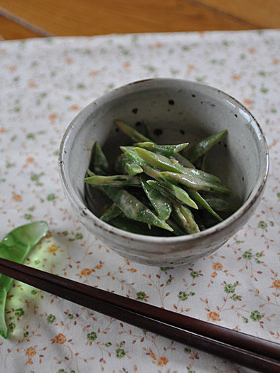 甲子豆の胡麻和えの写真