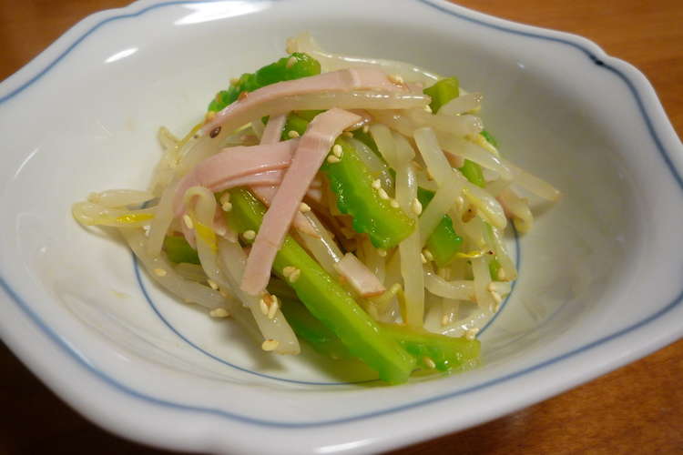 サッパリゴーヤの中華和え レシピ 作り方 By 小さいコーヒーの木 クックパッド