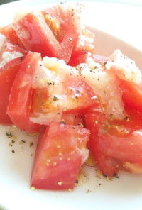 トマトと塩麹とオリーブオイル