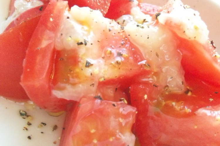 トマトと塩麹とオリーブオイル レシピ 作り方 By とんのゆめ クックパッド