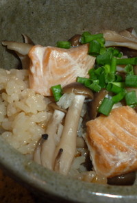 秋味☆鮭と木の子の炊き込みご飯