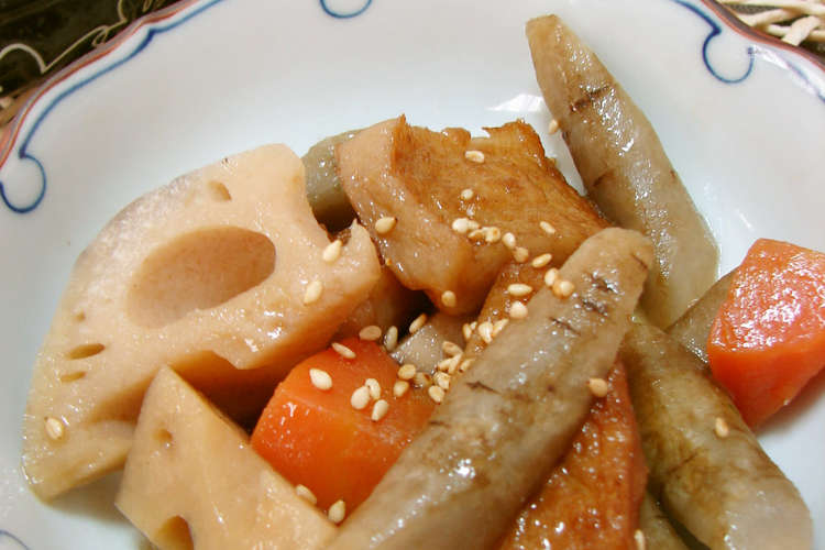 丸天と根菜の煮もの レシピ 作り方 By もりはん クックパッド 簡単おいしいみんなのレシピが352万品