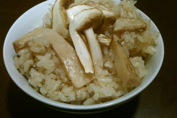 松茸以上 本しめじの炊き込みご飯 レシピ 作り方 By Guroatmark クックパッド