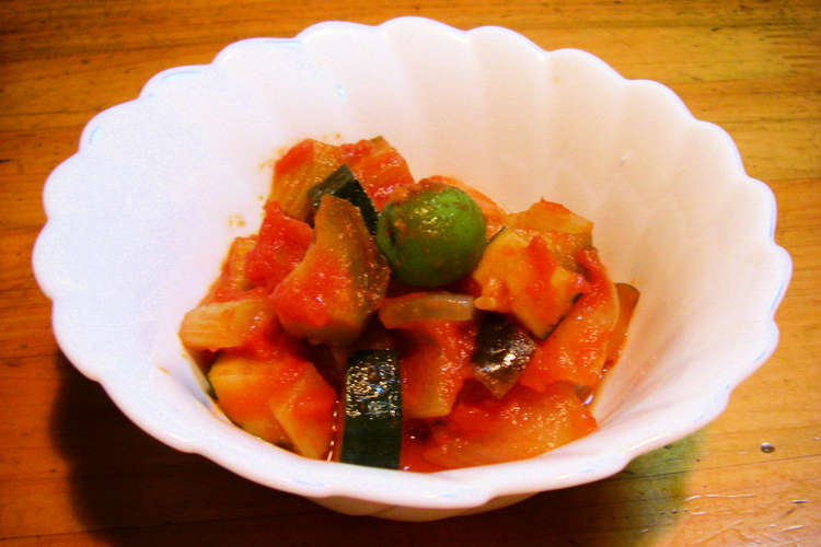 野菜のイタリアン炒め煮 カポナータ レシピ 作り方 By うまかっぺ クックパッド 簡単おいしいみんなのレシピが352万品