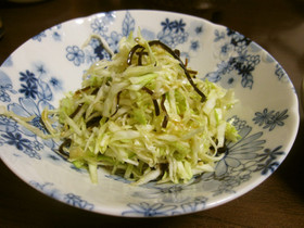 激ウマ★塩昆布キャベツ(マヨ)
