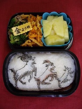 海苔使わずキャラ弁シート 基本編
