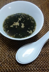 簡単！韓国のりdeスープ