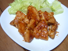 鶏むね肉のみそ照り焼き