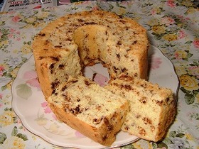 チョコチップシフォンケーキ
