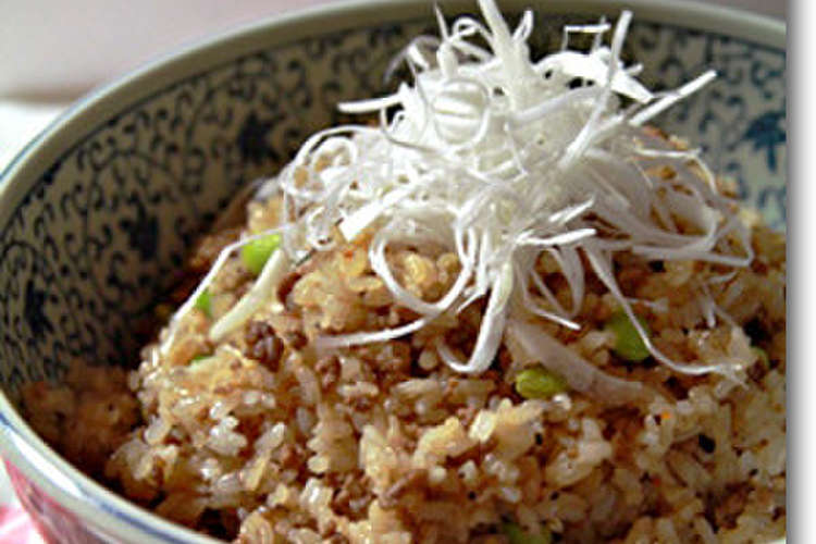 枝豆と花椒の中国的炒飯 レシピ 作り方 By 花束厨房 クックパッド