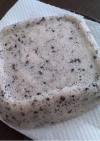 黒ゴマヨーグルト蒸しパン