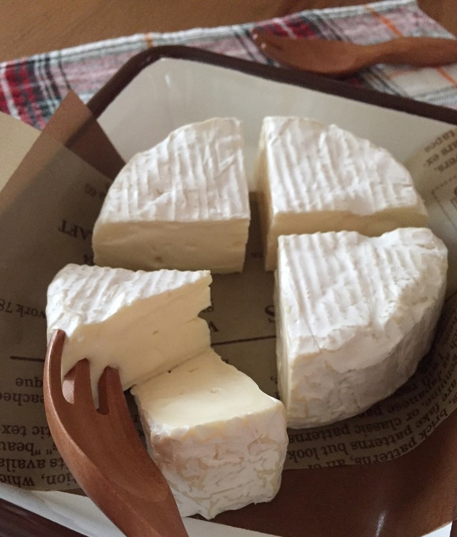 カマンベールチーズを切ろう✂の画像