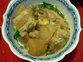 豚バラと大根の煮物