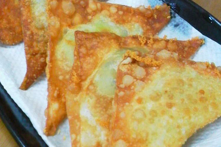 パリッ 枝豆とチーズ入り揚げワンタン レシピ 作り方 By ゆっちぇとまましゃん クックパッド