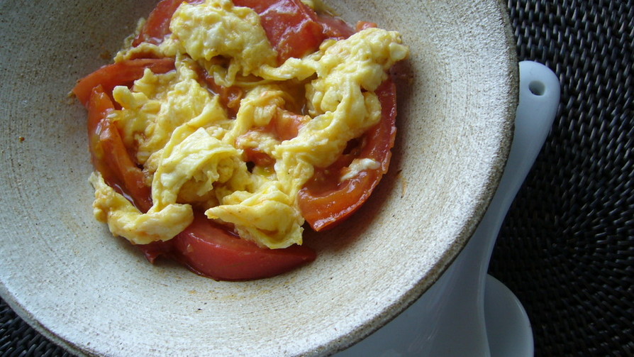 トマトと卵の炒めもの☆藩茄炒蛋の画像