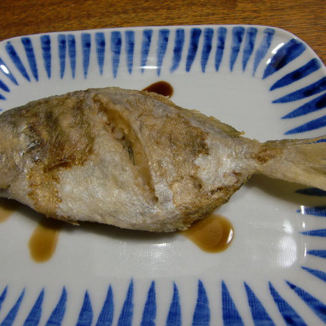 美味 いぼ鯛のから揚げウスターソースかけ レシピ 作り方 By 白雲堂 クックパッド 簡単おいしいみんなのレシピが354万品