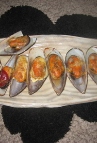 ムール貝のオーブン焼き