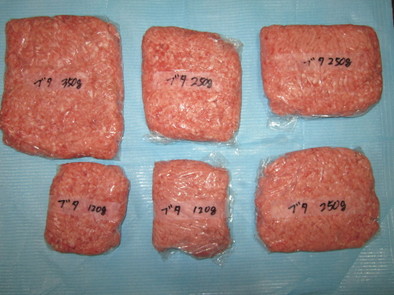 便利で簡単！ひき肉の冷凍保存法の写真