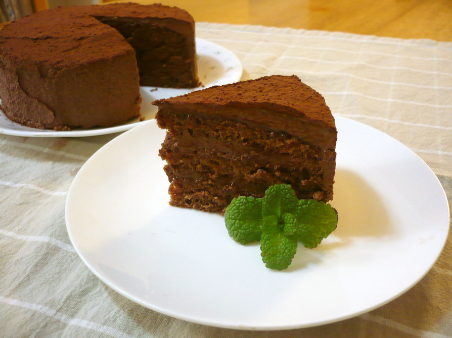 チョコレートケーキの画像