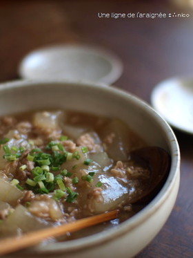 冬瓜の中華煮込み。