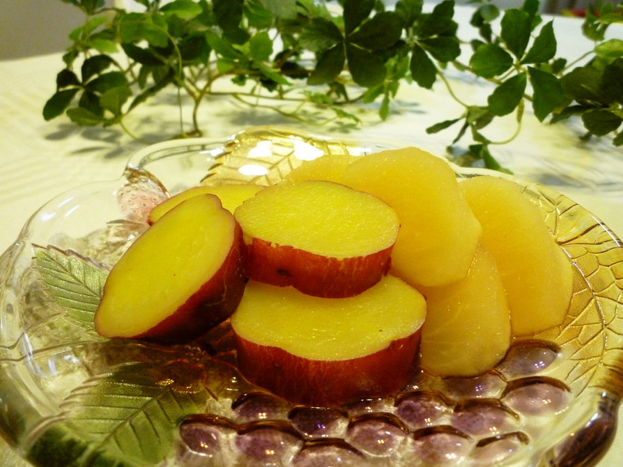 薩摩芋と林檎のハニージンジャーレモン煮の画像