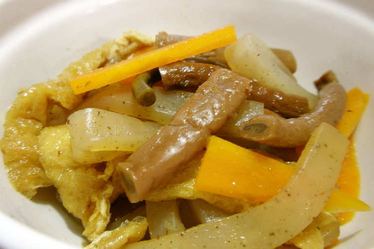 ぜんまいと油揚げの煮物 レシピ 作り方 By かなつとえ クックパッド 簡単おいしいみんなのレシピが360万品
