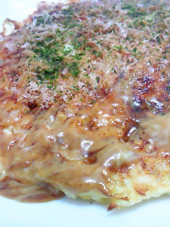 粉無し★ｷｬﾍﾞﾂと長芋のお好み焼き風の画像