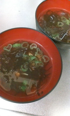 大好き♡生姜香るもずくスープ