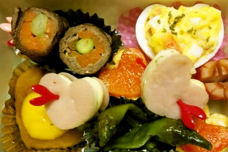 記念日に彼氏彼女へ ハート弁当 レシピ 作り方 By Sacnyan クックパッド