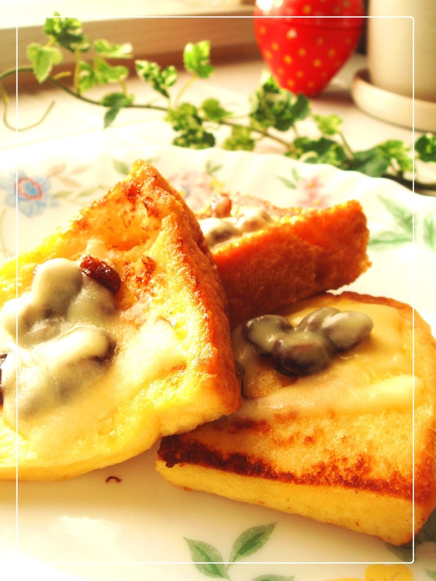 レーズンチーズ♥フレンチトーストの画像