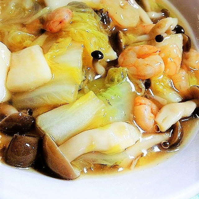 白菜とシーフードの中華煮 レシピ 作り方 By Rachis クックパッド
