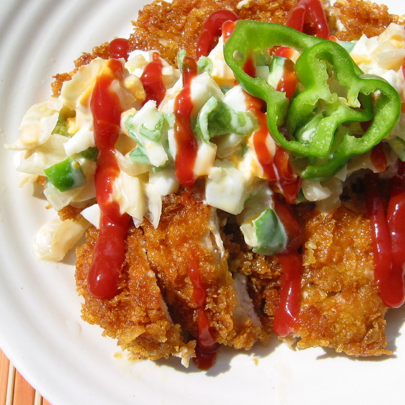 クリスピーチキン＆アップルスローのレシピ