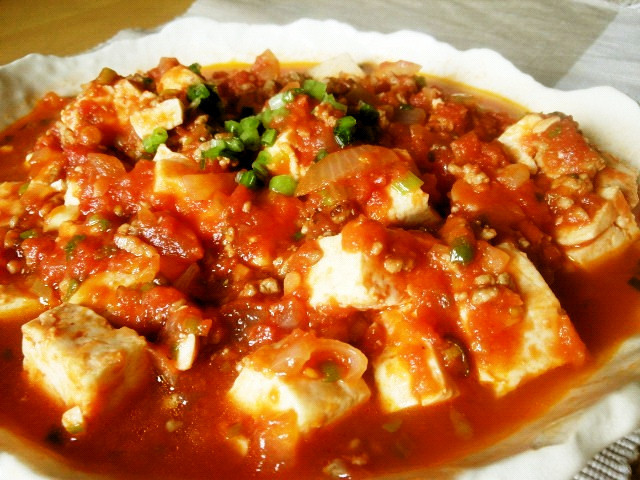 ご飯がススム　トマトタップリ　麻婆豆腐の画像