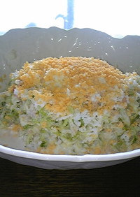 白菜＆カニのコールスローサラダ
