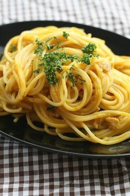 カボチャとツナのほっこりスパゲッティ～の画像