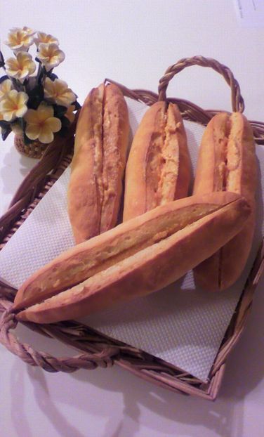 ウマウマ！明太フランスパンの画像
