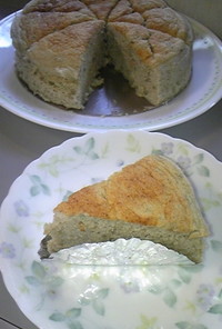 豆腐ケーキ*バナナスフレ*