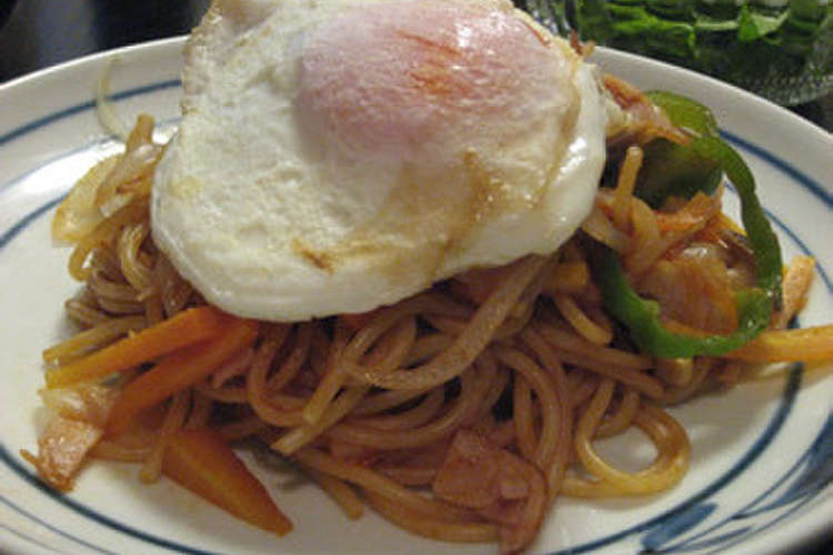 パパッとナポリタン 目玉焼きのっけ レシピ 作り方 By くるみんのママ クックパッド 簡単おいしいみんなのレシピが364万品